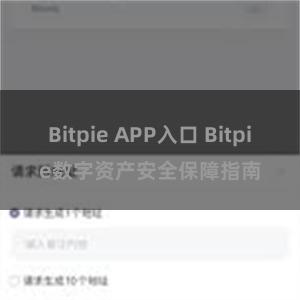 Bitpie APP入口 Bitpie数字资产安全保障指南