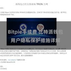 Bitpie手续费 比特派钱包用户隐私保护措施详解