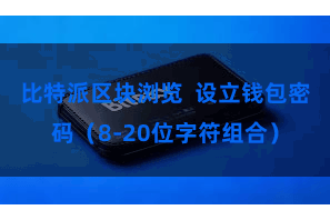 比特派区块浏览  设立钱包密码（8-20位字符组合）